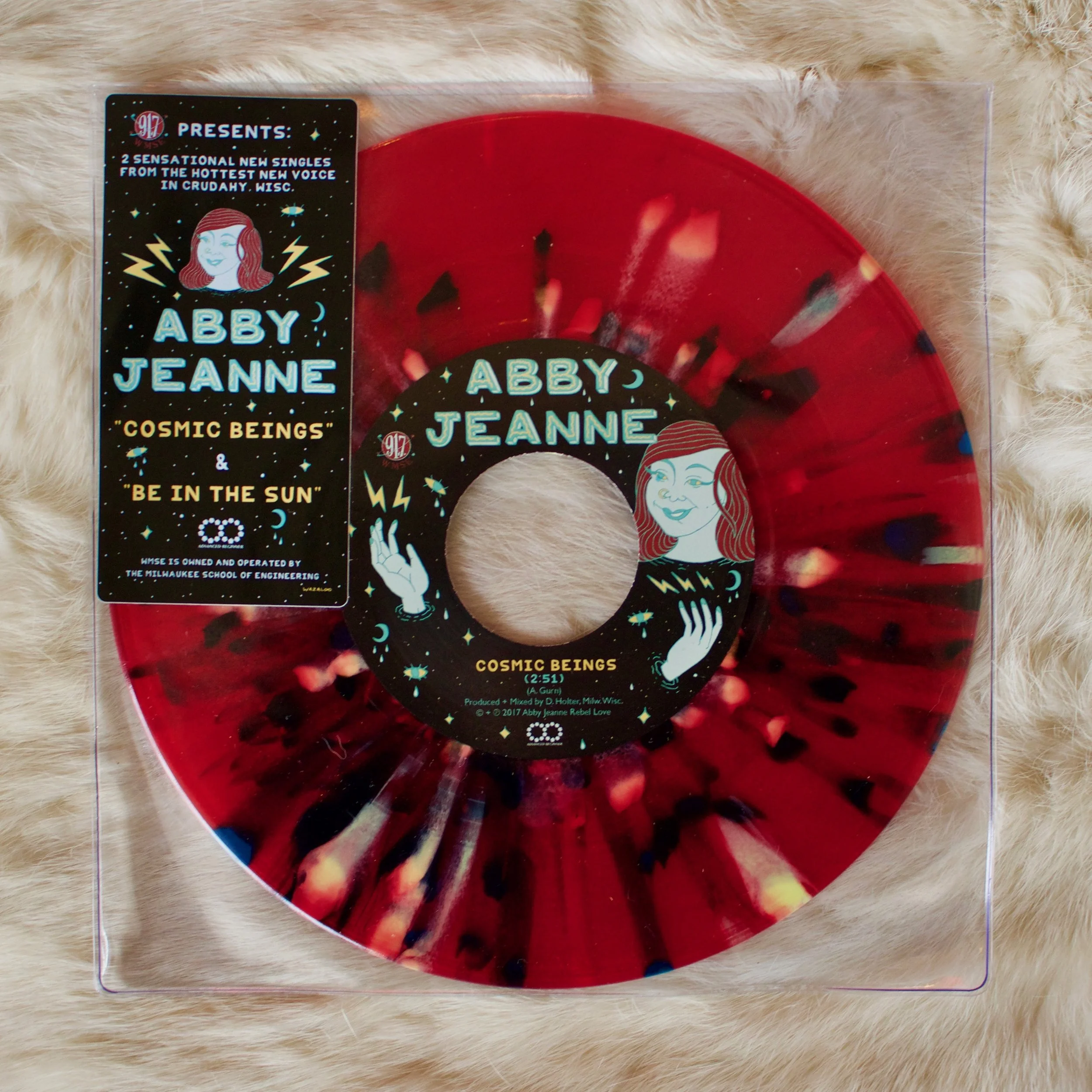 "Cosmic Beings" b/w "Be in the Sun" 7" vinyl single