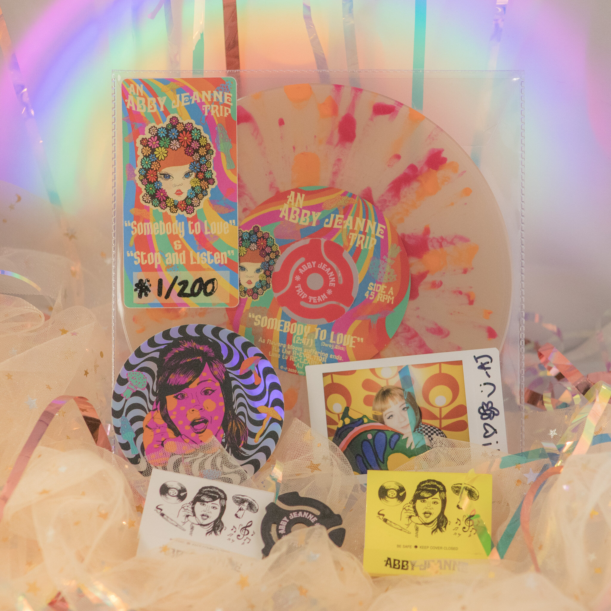 "Stop and Listen" Package #3 // Red Splatter Vinyl