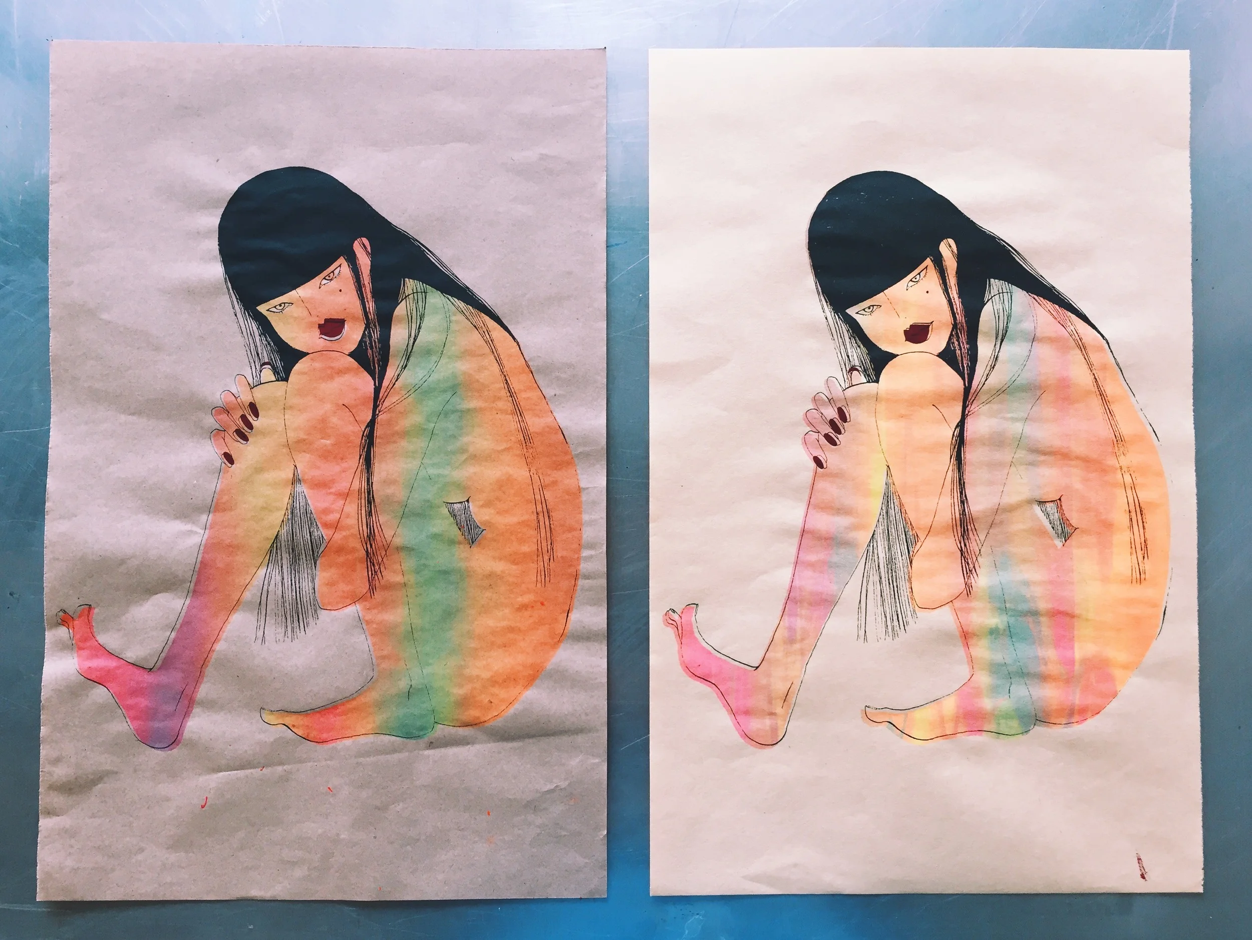 Stare, print, 2015
