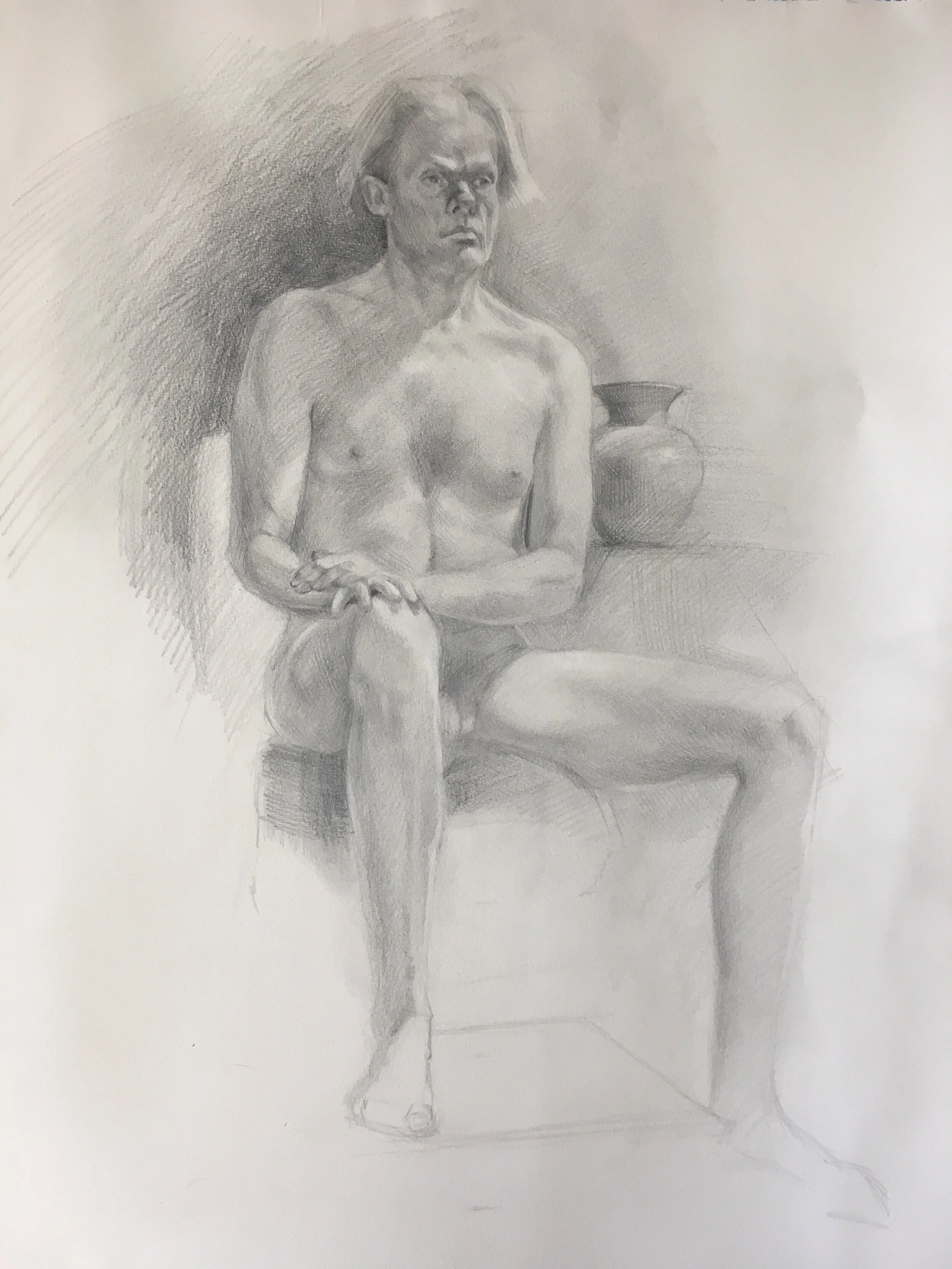 LIFE DRAWING, GRAPHITE ON PAPER, 2015