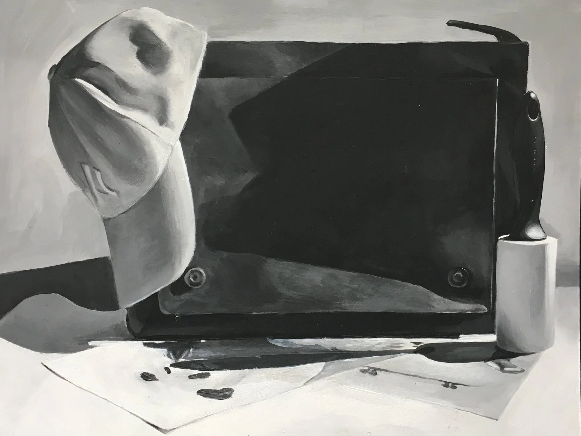 LIFE PAINTING, ACRYLIC ON MASONITE, 2012