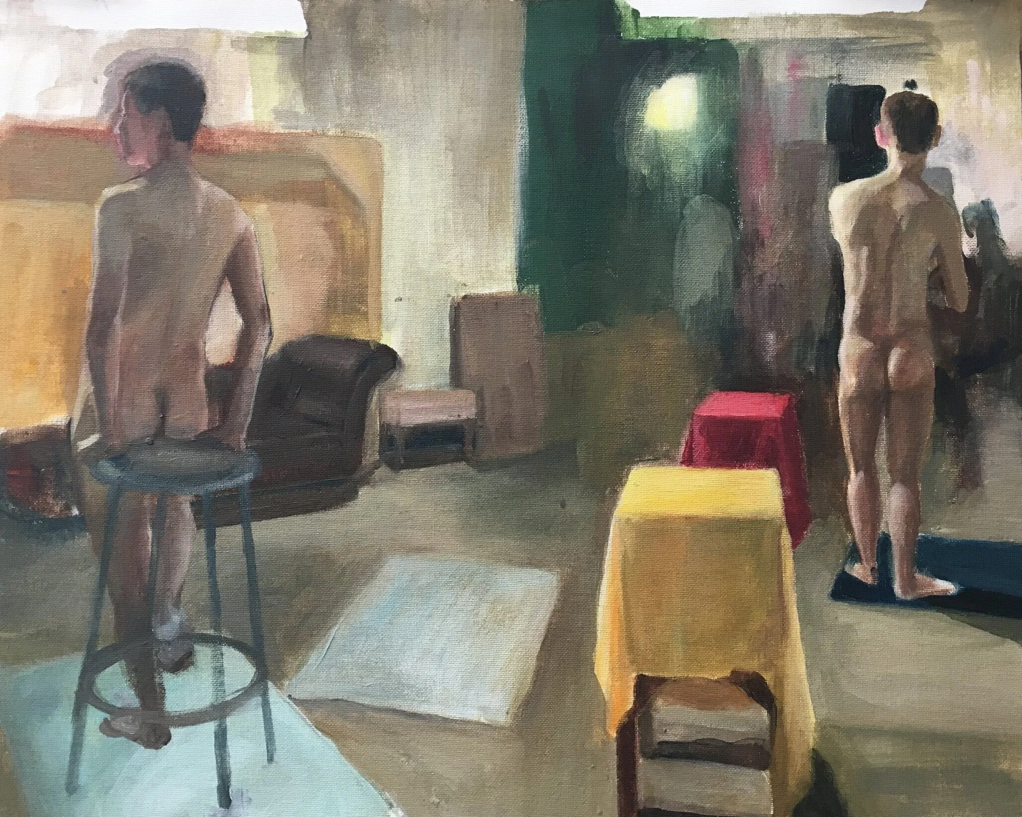 LIFE PAINTING, ACRYLIC ON CANVAS, 2016