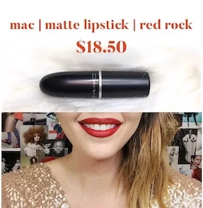 mac red rock matte lipstick
