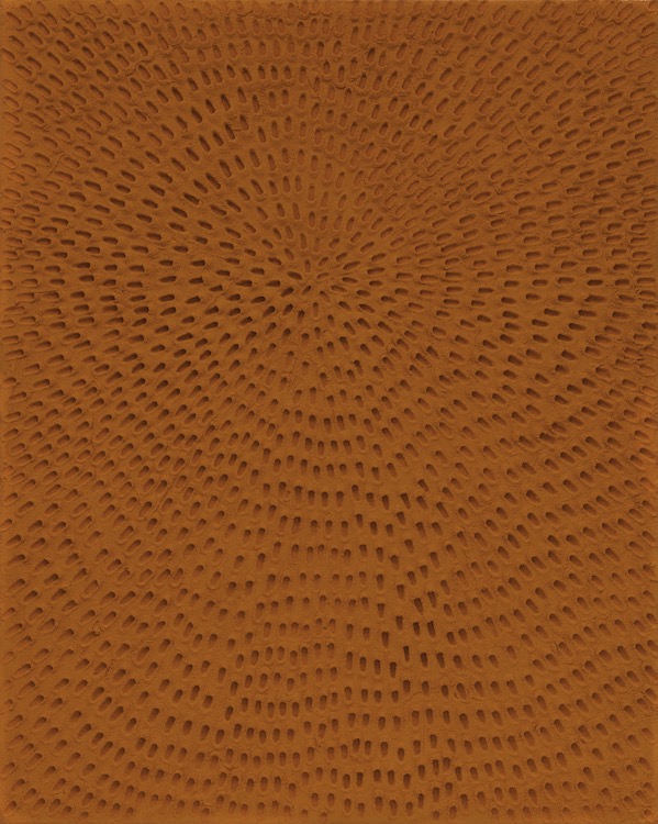 Orange (Orange Sand SF #1H Mandala, Red Ground), 2017