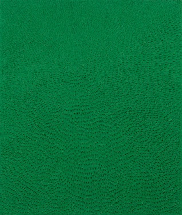 Capitol Creek A (Green Sand SF #1G Mandala, Green Ground), 2017