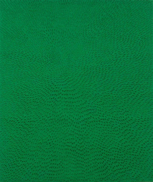 Capital Creek B (Green Sand SF #2G Mandala, Green Ground), 2017