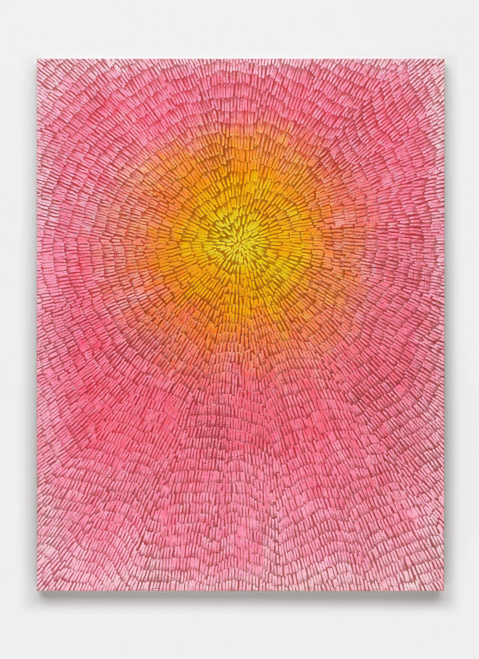  Seeking Joy, 2020  Sand, acrylic and oil on linen  76 x 58 inches  