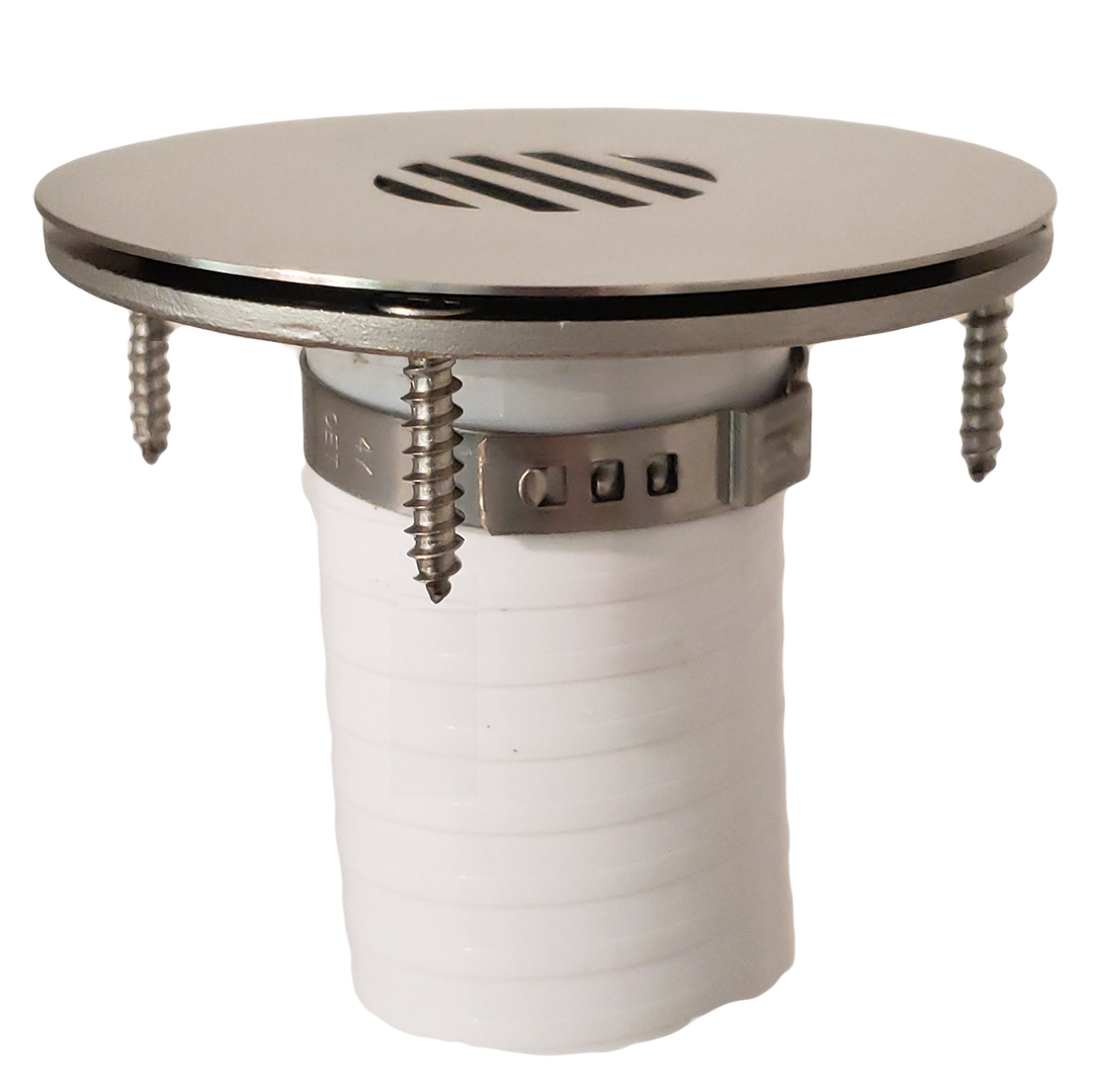 SW1063 -  316SS Deck Drain 3-5/8" for 1-1/2" Hose