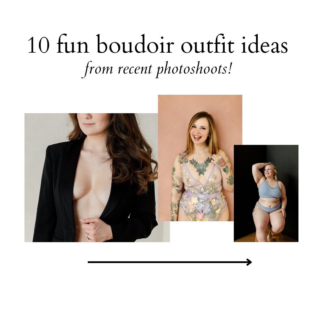 Looking back on the sessions I&rsquo;ve photographed so far this year, I put together a list of 10 outfit ideas I&rsquo;ve especially loved - swipe through for a few and check out the full blog post for more! I hope they spark resonance and inspirati
