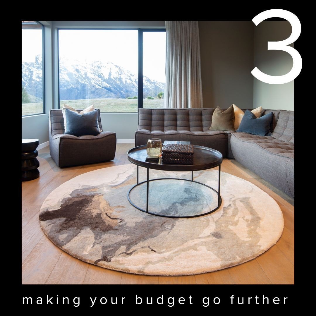 Four reasons to use an Interior Designer⁠
⁠
3. Making your budget go further 💰⁠
⁠
An interior designer knows how to get you the best quality for your money and the best items for your budget. And we can help prevent costly mistakes by guiding you to