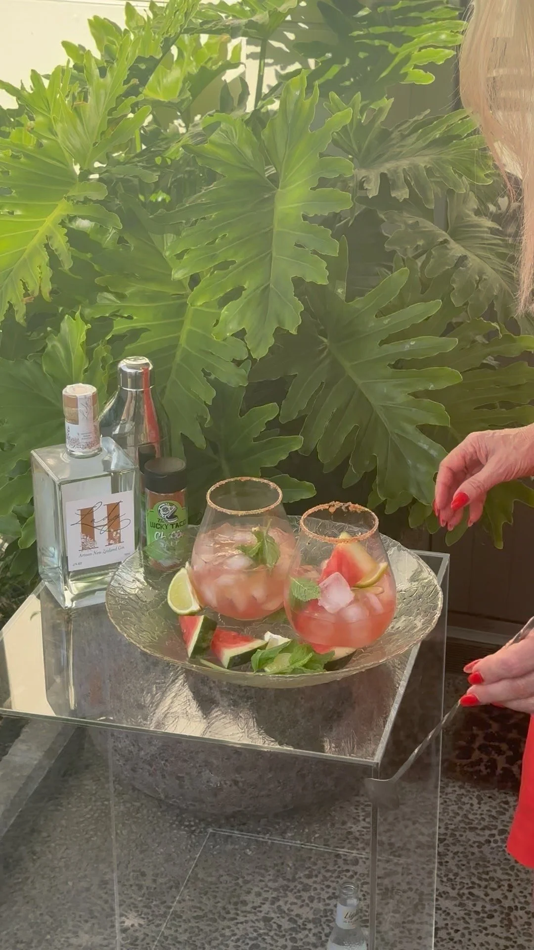 Watermelon &amp; Tajín Gin Refresher