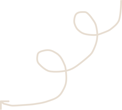 Curved beige line on black background