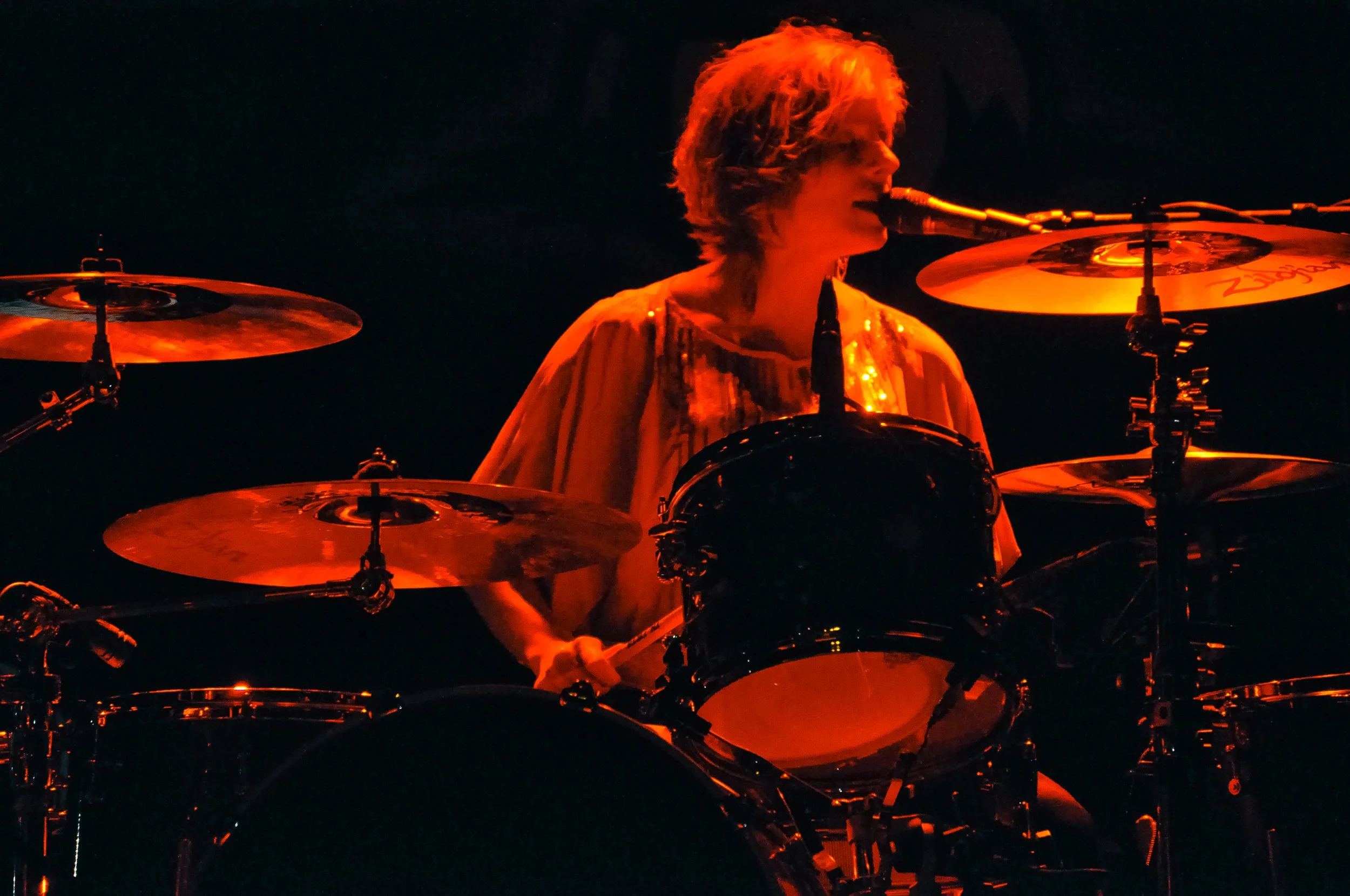 Elaine Bradley, drummer and vocalist of Neon Trees