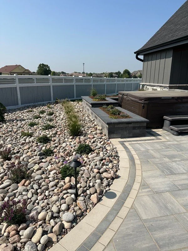 Raised landscaping bed and pavers.jpg