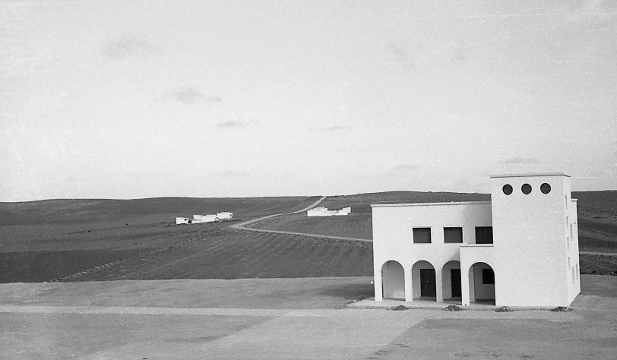 Villaggio Breviglieri, Tripolitania, 1938. U. di Segni, Ente per la Colonizzazione della Libia.