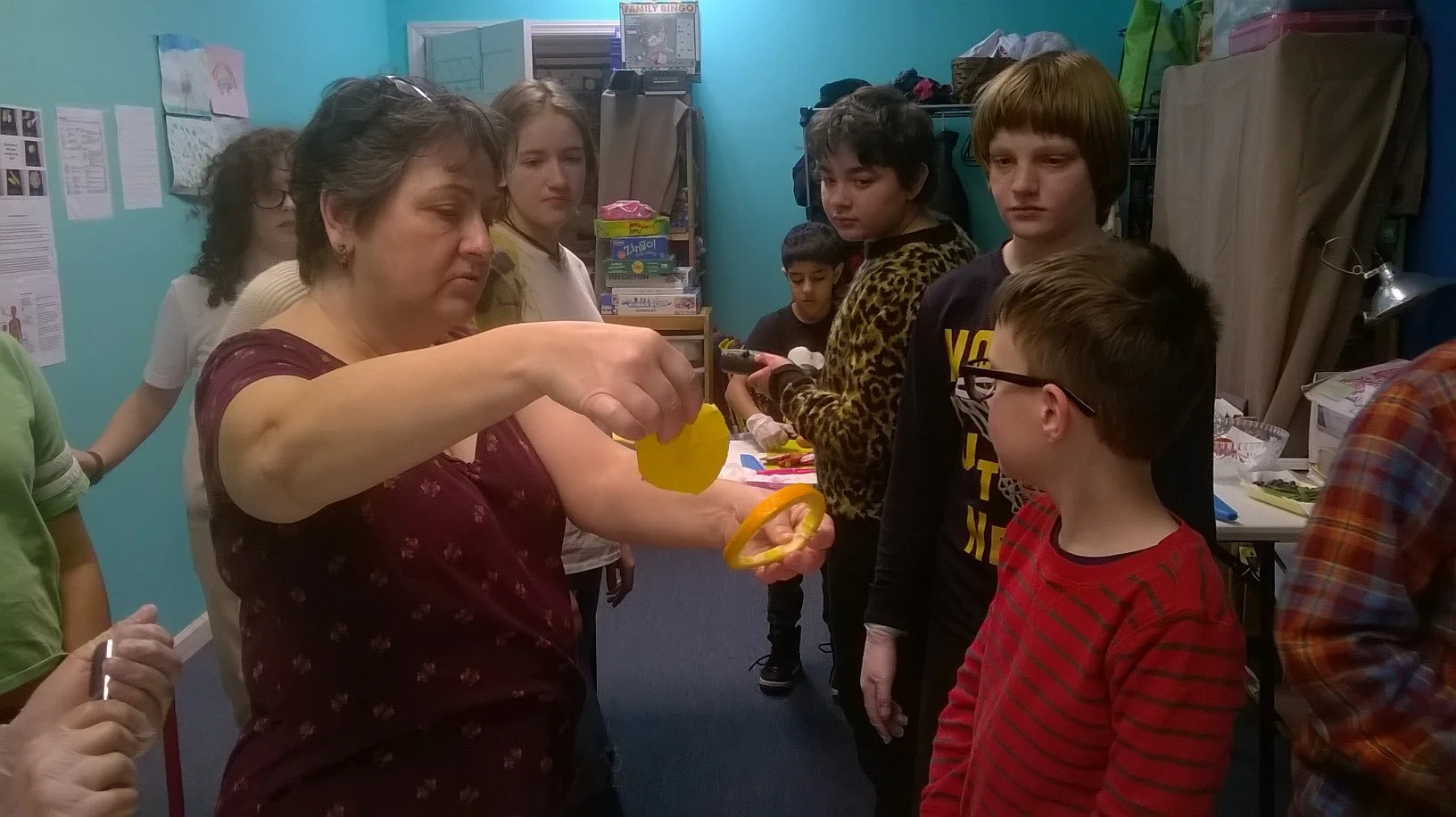 Loribeth’s Food Explorers talking about the immune system