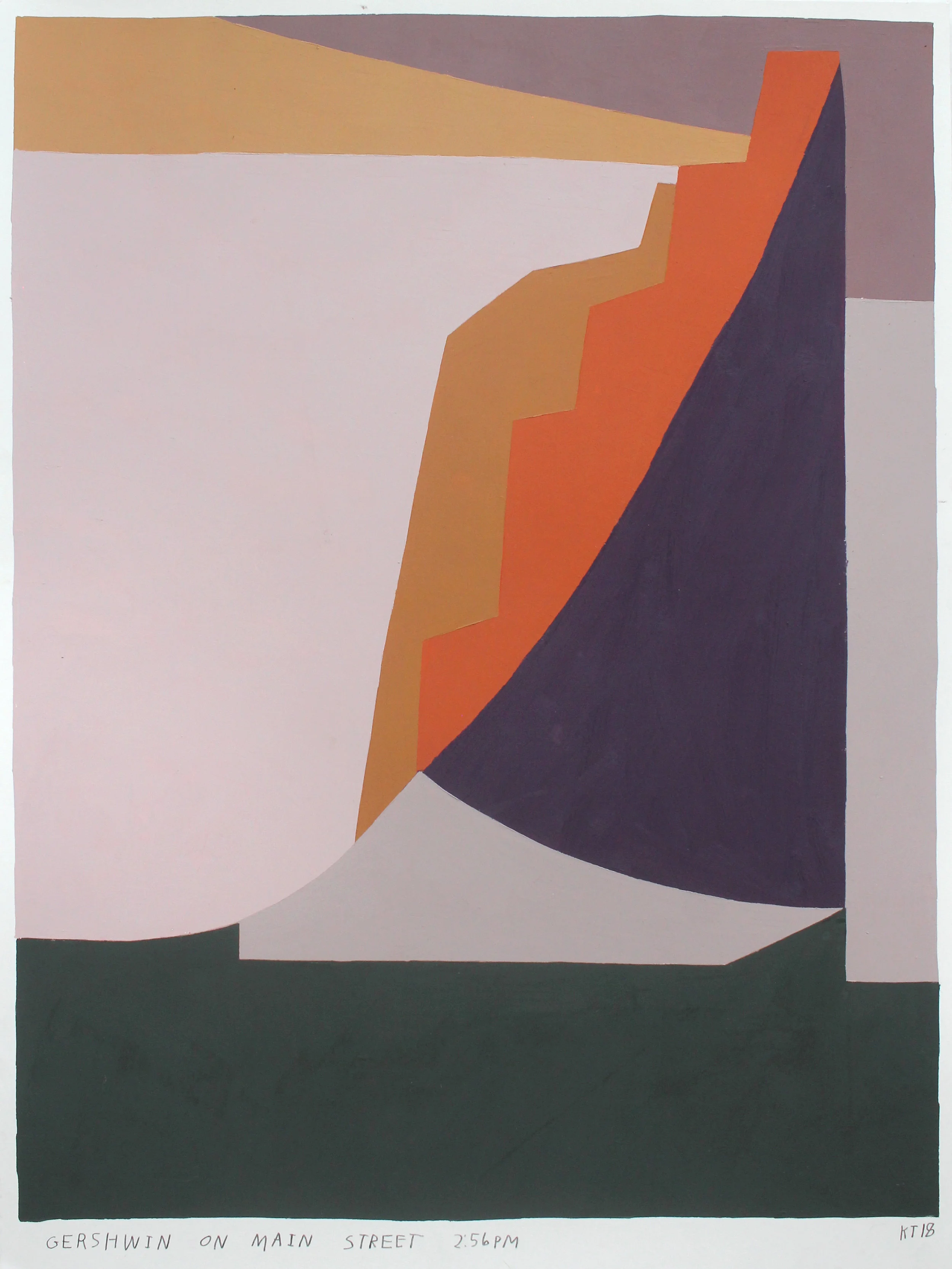 72_bisbee_gershwin on main street_24 x 18 inches_oil on paper_2018.jpg