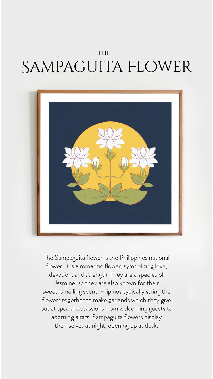 Sampaguita Flower Print Yellow Lace