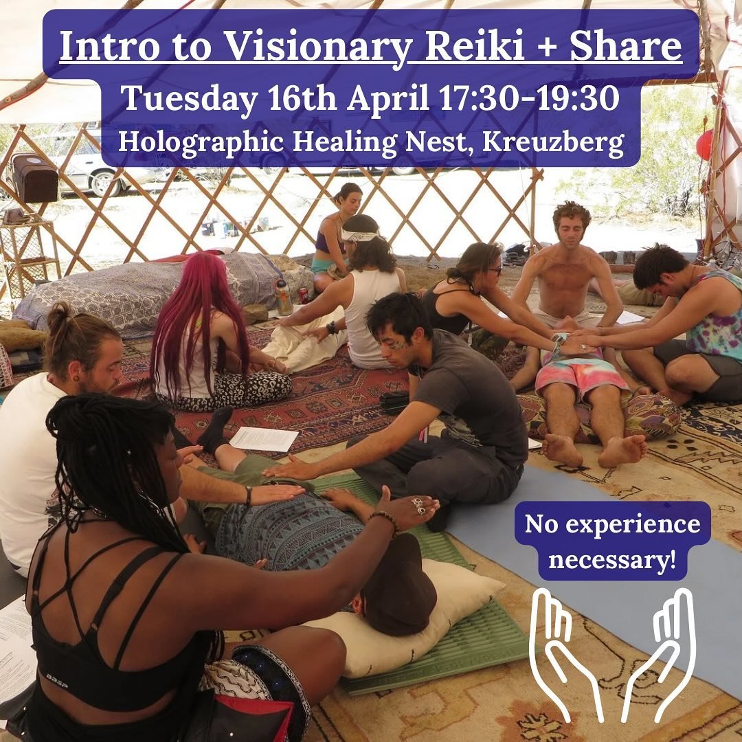 If you&rsquo;ve ever been curious about the @visionaryschoolofreiki but not yet sure if you want to embark on a weekend Course, come check out what it&rsquo;s all about in the Intro to Visionary Reiki + Share Tuesday 16th April 17:30-19:30 at our bel