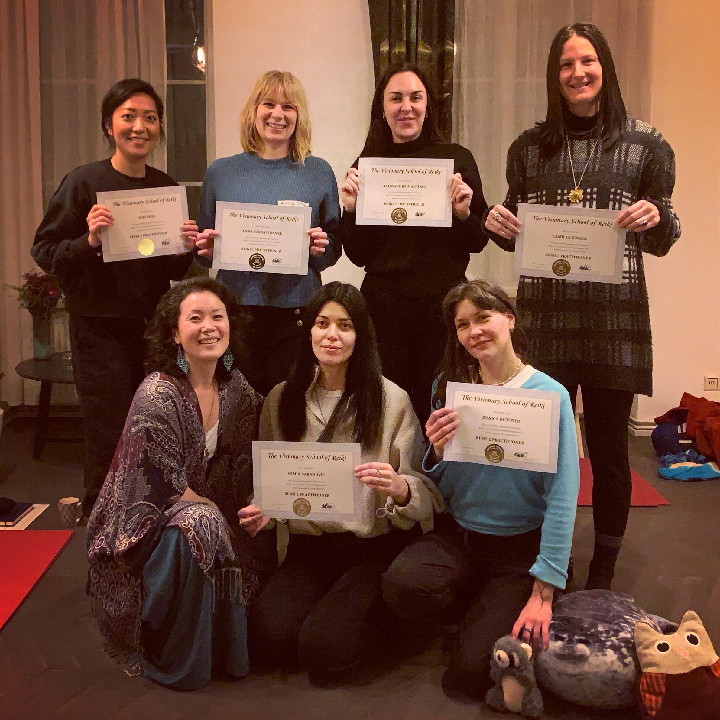 The 2nd of the @visionaryschoolofreiki &lsquo;Course Double Header&rsquo; in February ended with a super magical, fully booked Visionary Reiki 2 Course where again, 3 of the participants were in the same VR1 Course &amp; we were able to effortlessly 