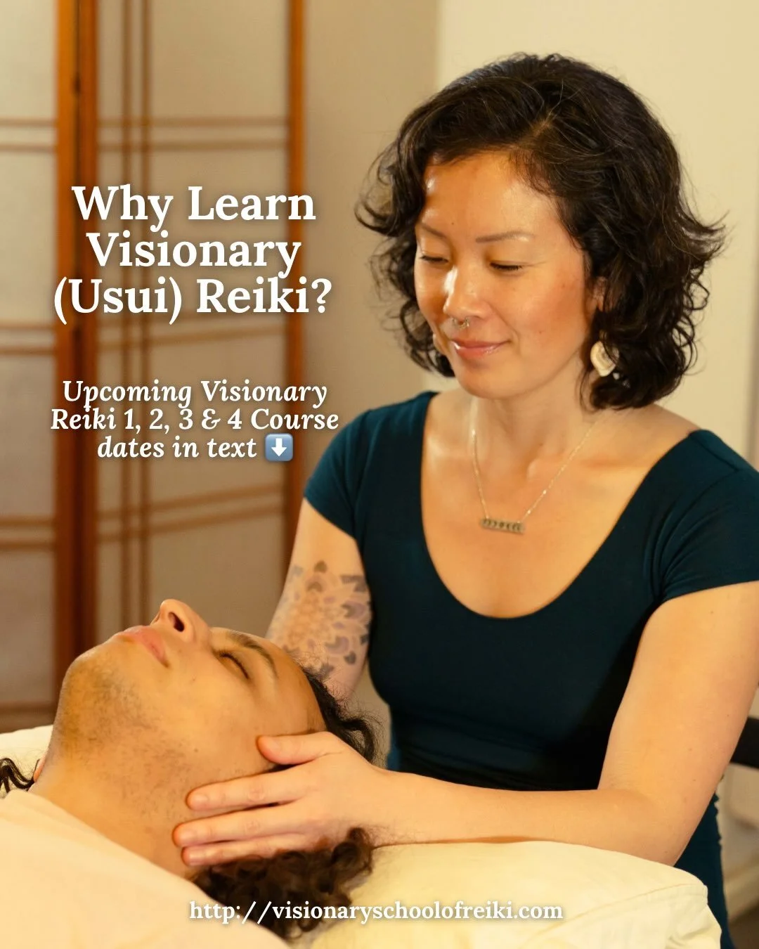 Upcoming @visionaryschoolofreiki (Usui) Reiki Courses 💫
⠀
VR1:
✨ Sat 5. &amp; Sun 6. Sept.
✨ Sat 17. &amp; 18. Oct.
✨ Sat 23. &amp; Sun 24. Jan. 2027
⠀
VR2:
✨ Sat 3. &amp; Sun 4. Oct: 2 spots left
✨ Sat 5. &amp; Sun 6. Dec: 4 spots left
✨ Sat 16. &a