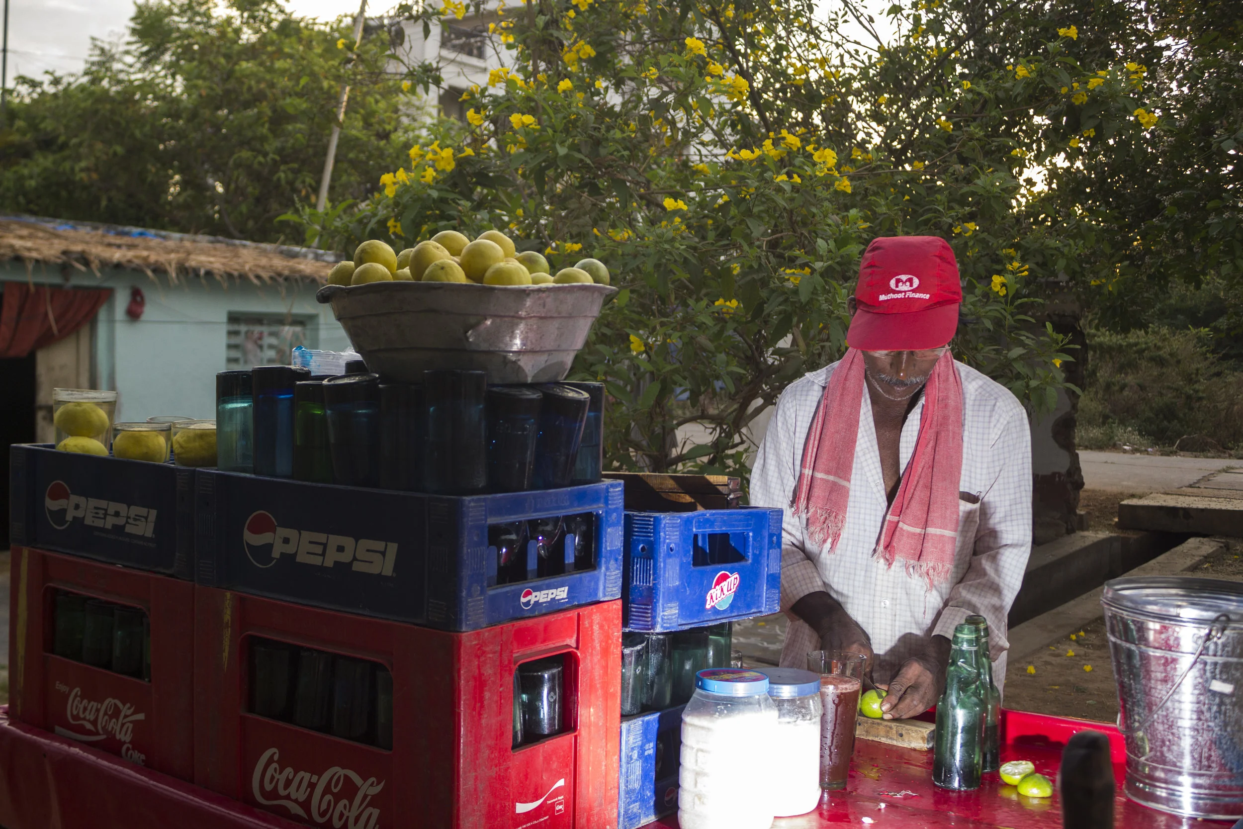 Aseefa's husband has impaired eyesight that hinders him from performing the main chores. 
