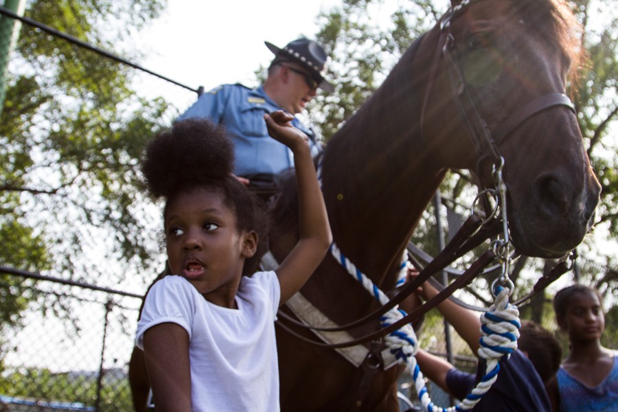 In the first seven months of this year, several police districts had more than 100 public CAPS events, while others had fewer than 40. (Maria Cardona/City Bureau)