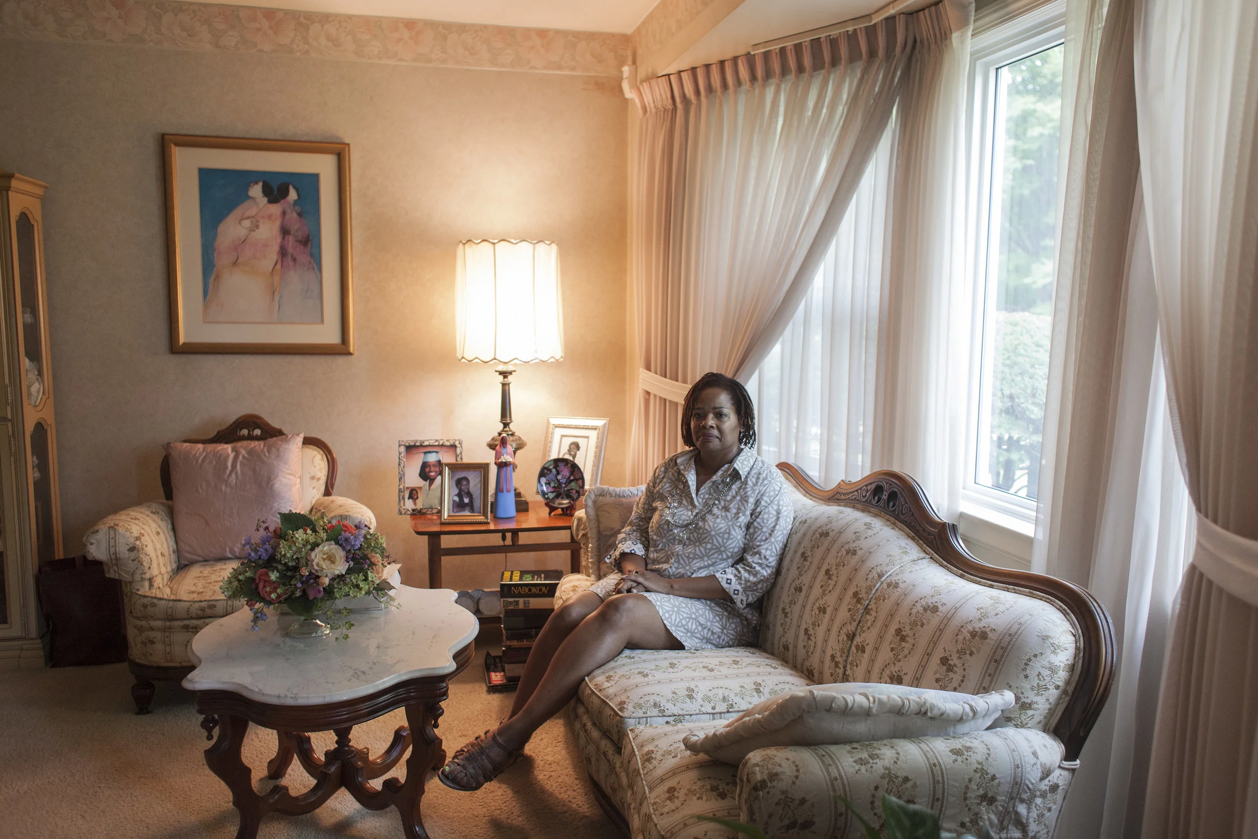 Nedra Fears at home. (Photo by Vidura Jang Bahadur)