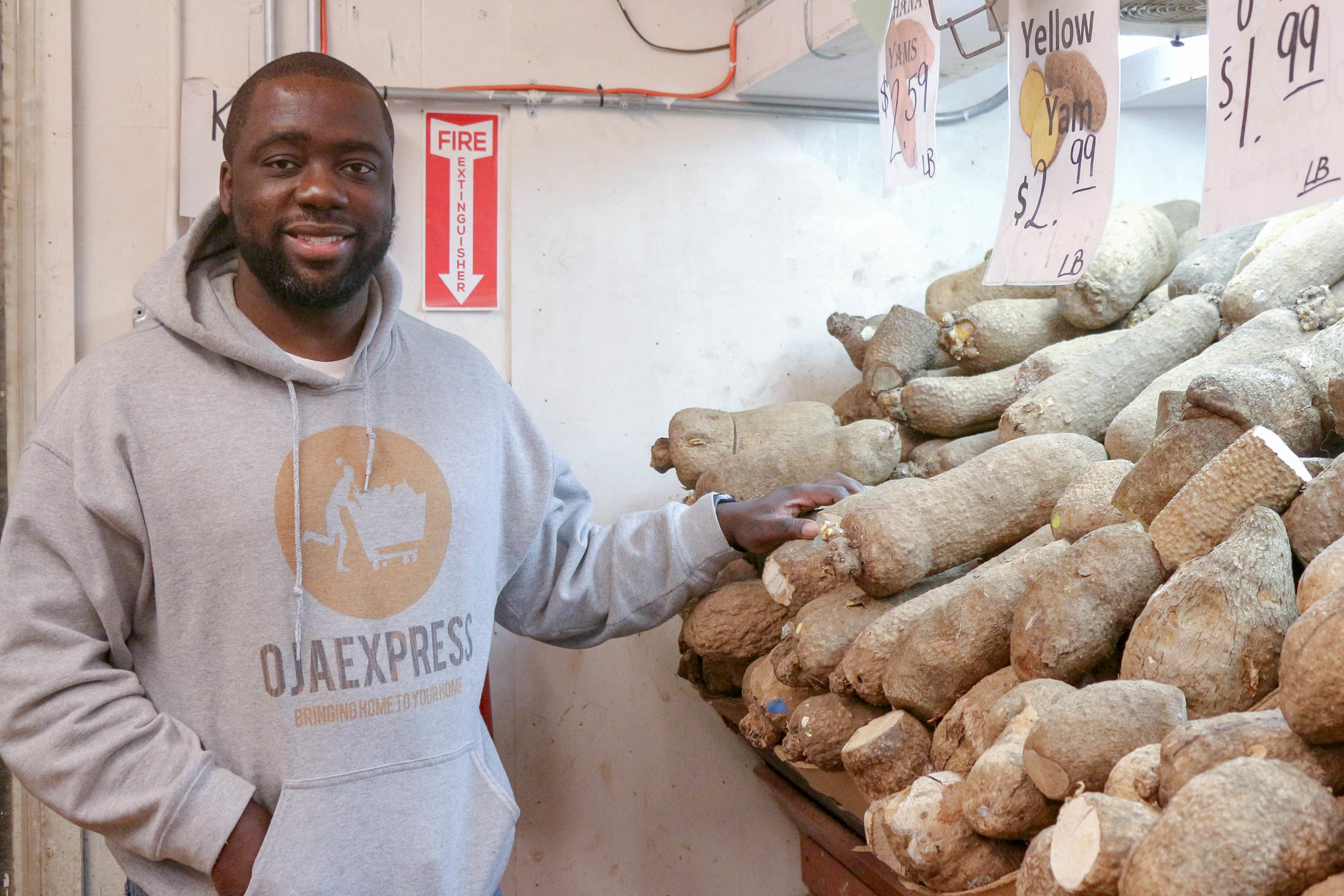 Boyede Sobitan, co-founder of Oja Express (Sarah Conway)