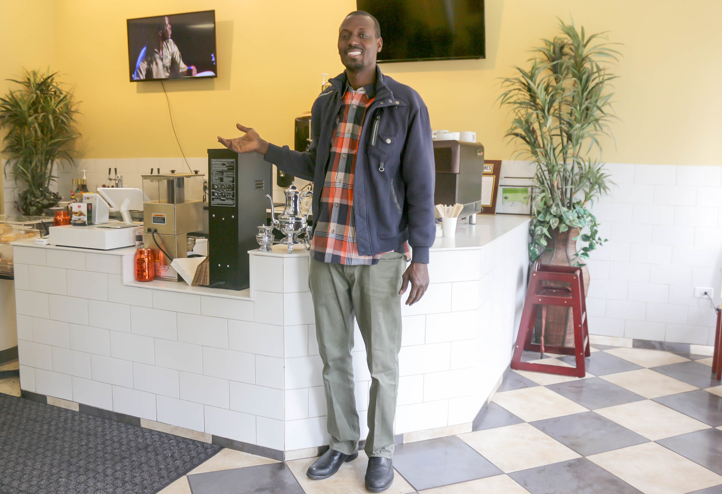 Adama Ba, owner of Gorée Cuisine (Sarah Conway)