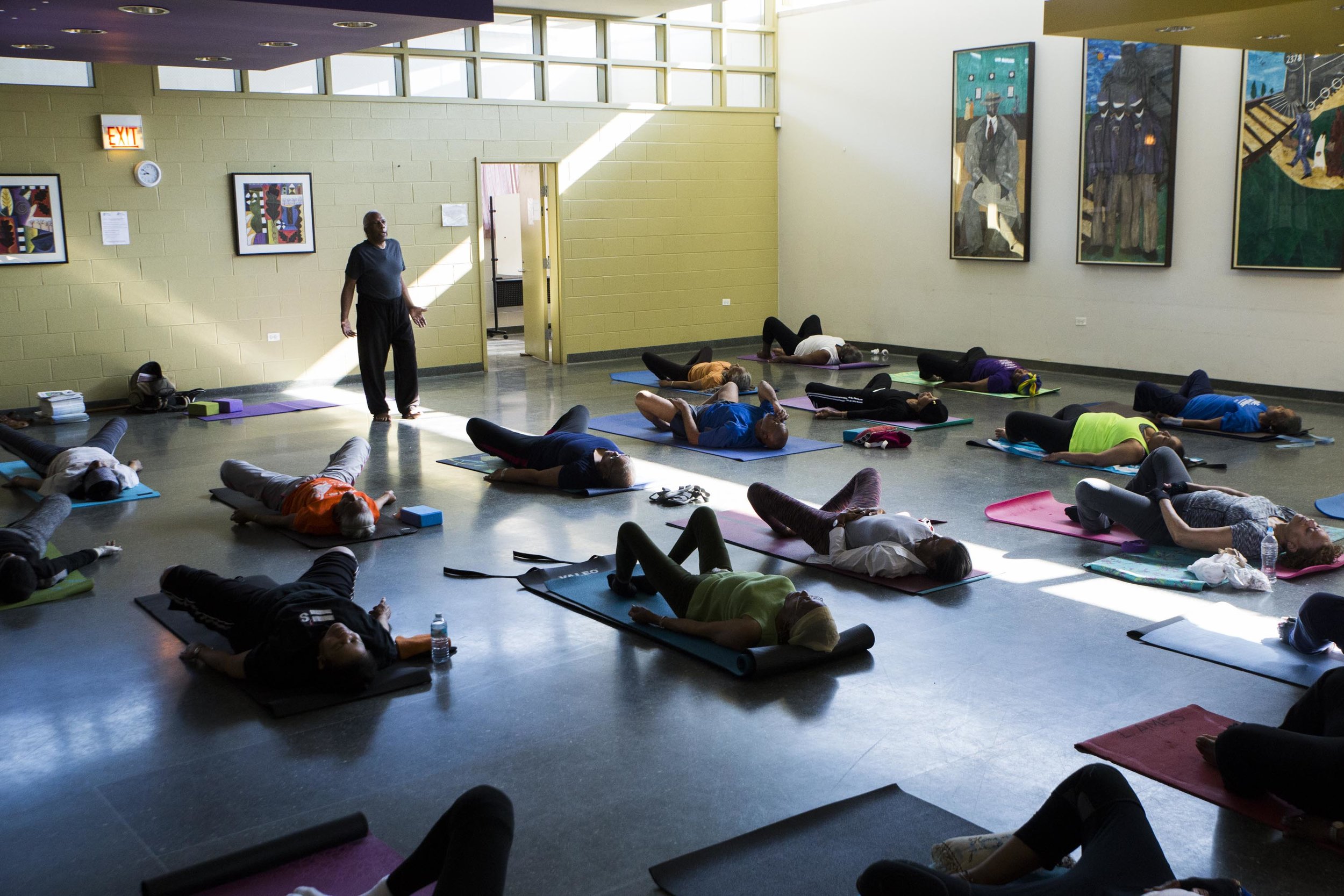  Yoga teacher Tony Stevens, who lives in Calumet Heights, used to serve as a caregiver for several people in his family who were sick. Now, he is committed to living a healthy lifestyle. 