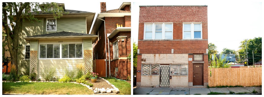 (left) 6720 N. Ashland Ave. (right) 6720 S. Ashland Ave. (Photos: Tonika Johnson)