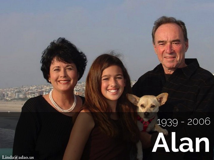 From Linda’s article, “Shattered: Remembering the Love and Light of Our Life, Alan Reinstein”