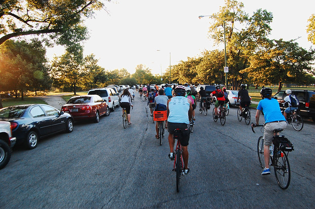 Cyclists in Marquette Park in 2010. (Photo: reallyboring/Flickr)