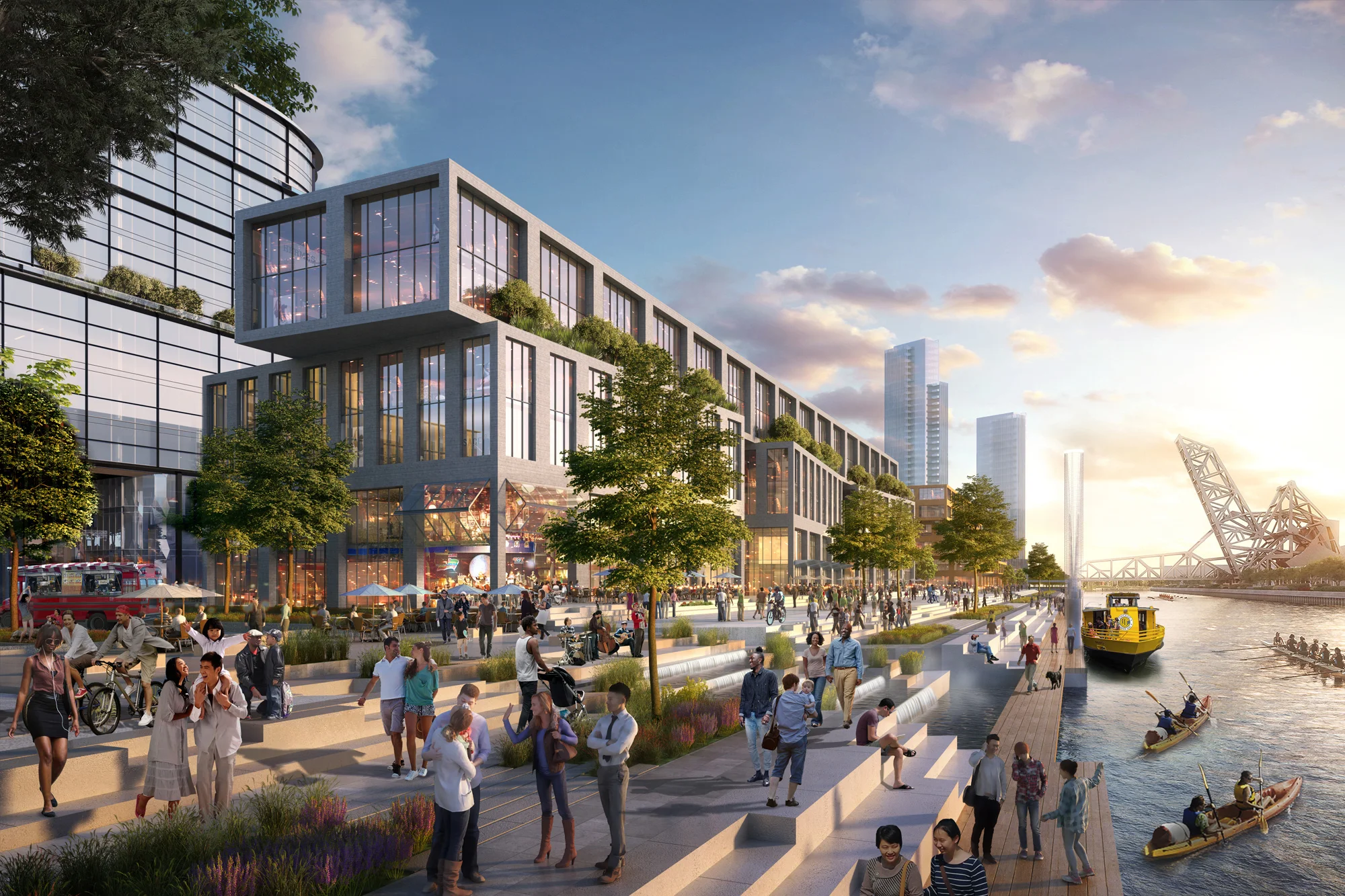The 78, a megadevelopment south of downtown, received TIF money. (Rendering: The 78)