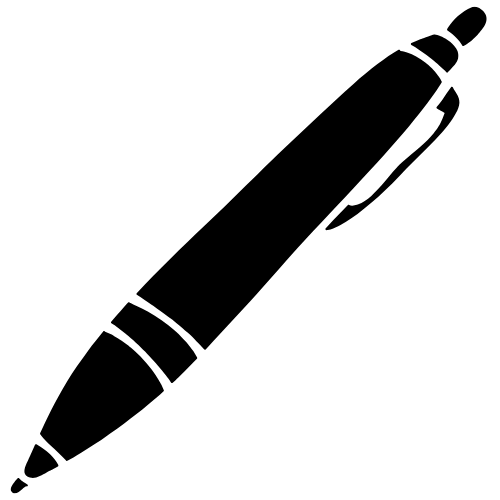 A graphic of a pen