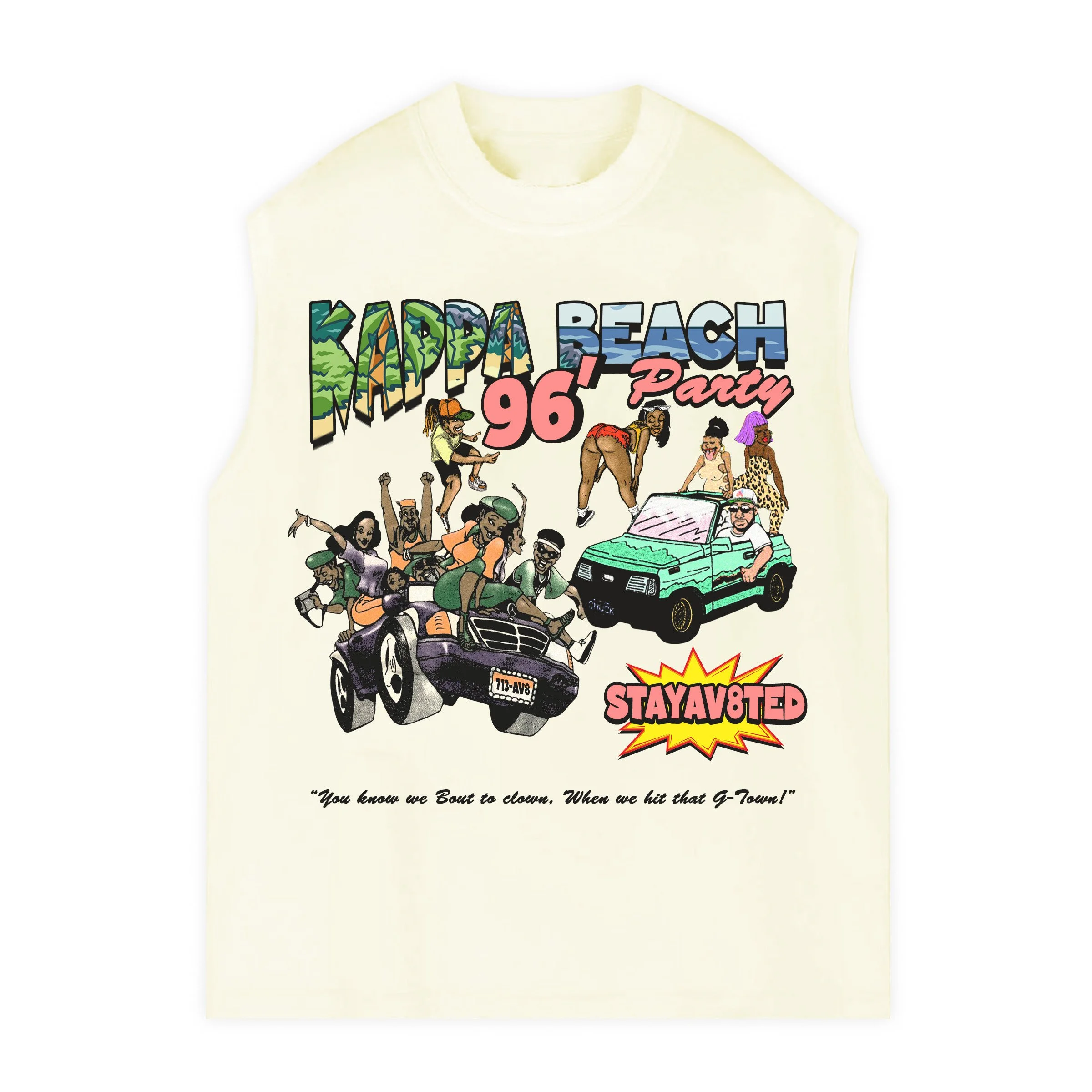 Kappa Beach Party Tank (Creme)