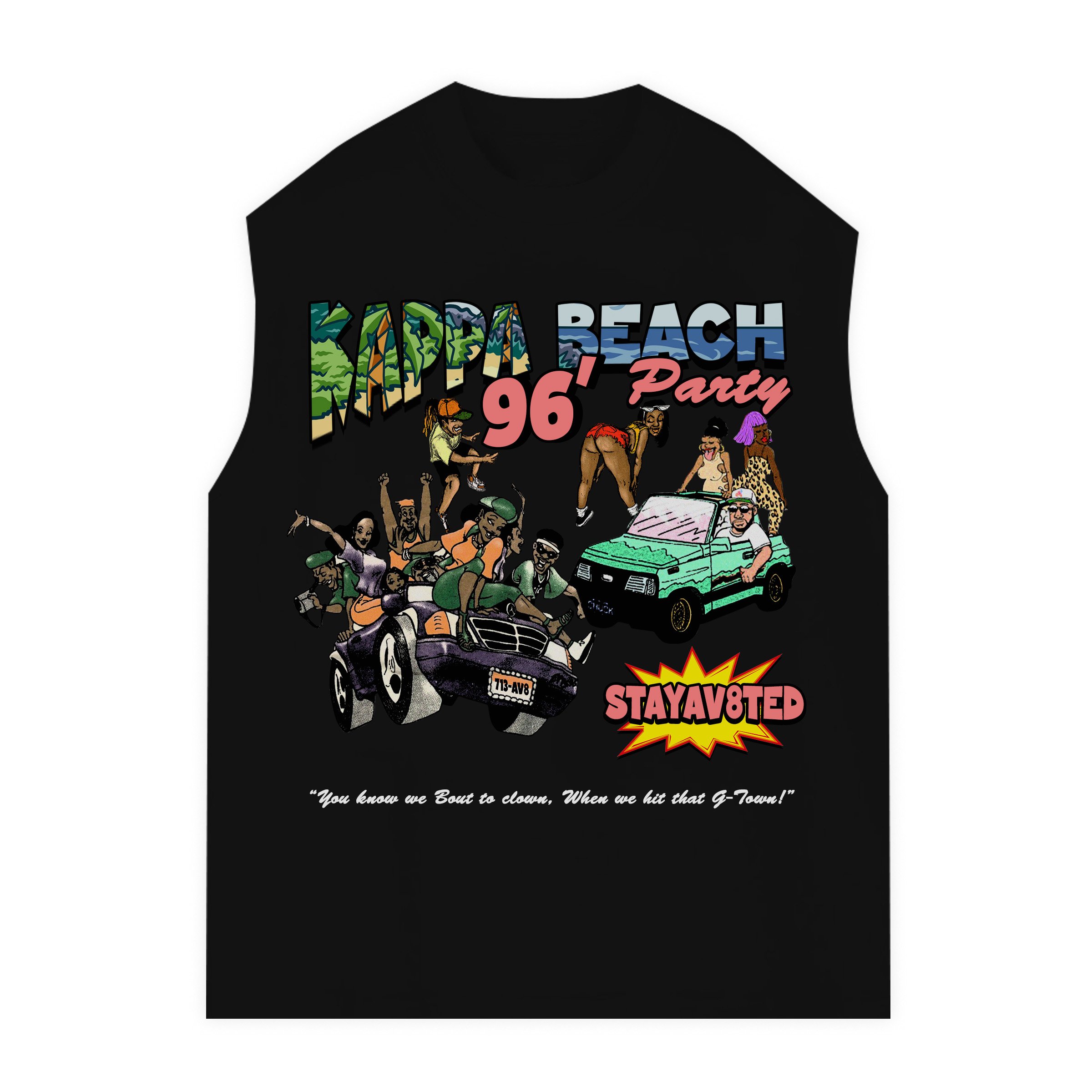 Kappa Beach Party Tank (Black)