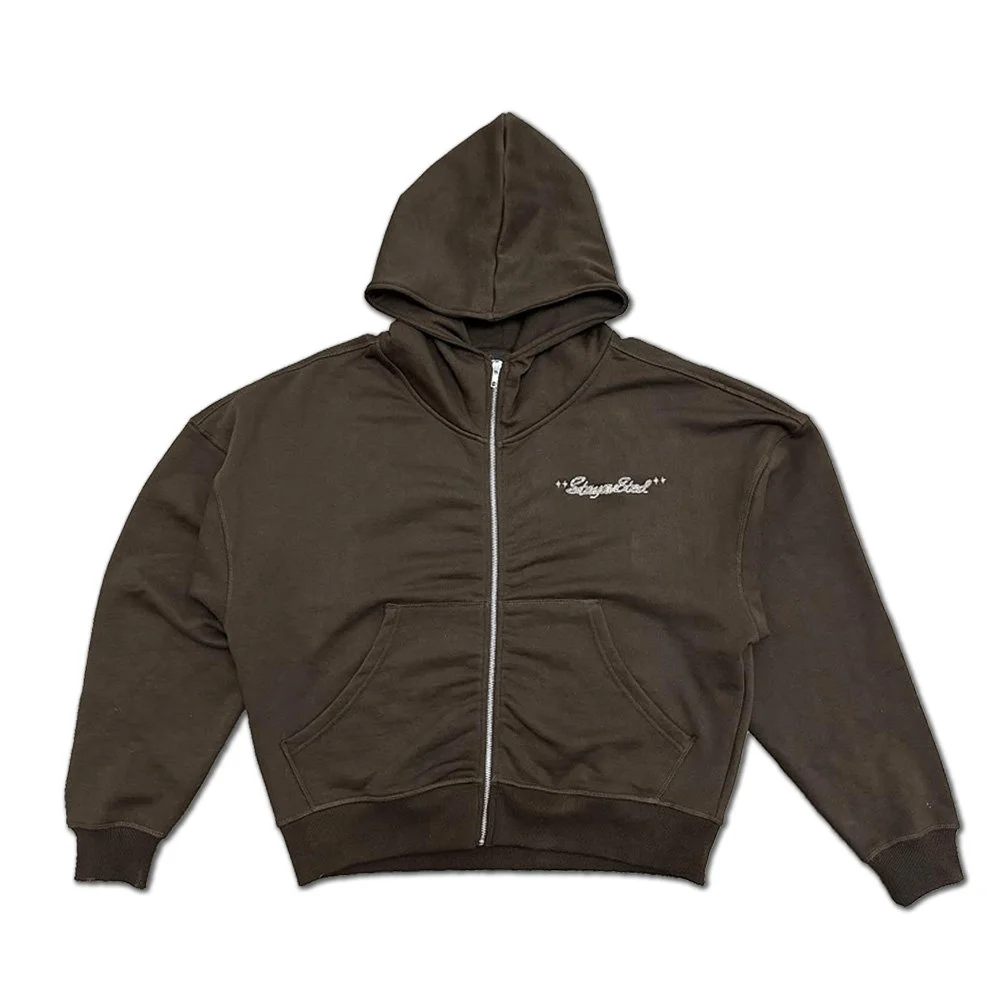 Rope Logo Zip Hoodie