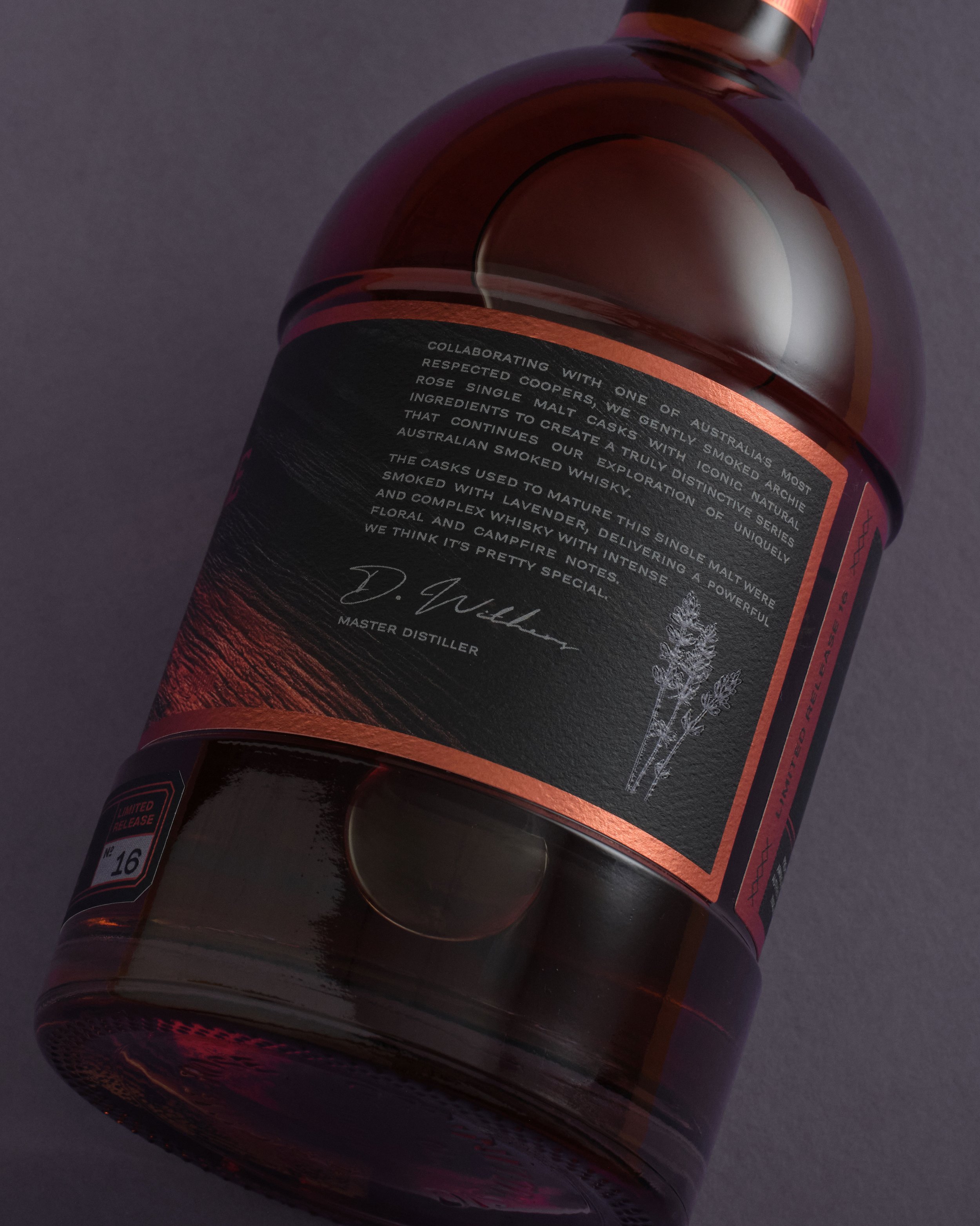 JODI HOOKER LAVENDER-SMOKED-SINGLE-MALT-WHISKY-SMOKED-CASK-SERIES-BACK-LABEL-FOCUS-ARCHIE-ROSE-LO-RES.jpg