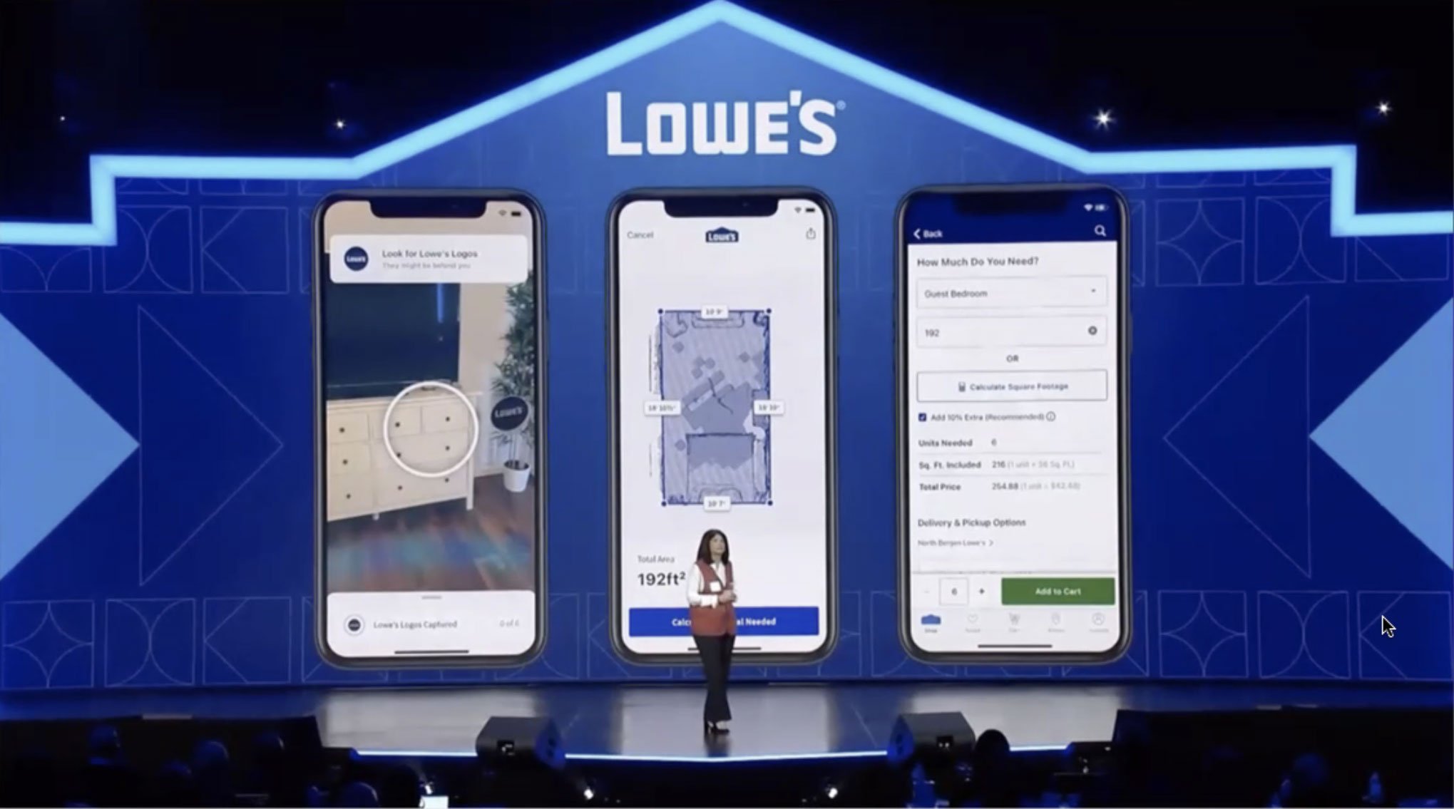 Measure-Your-Space-video-on-stage-at-Lowe's-corporate-event---one-of-two-features-showcased.jpg