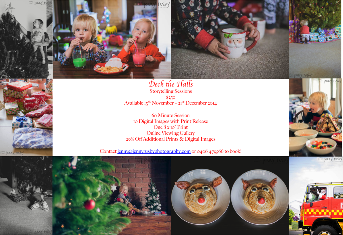 deck the halls storytelling sessions| mornington peninsula family photographer