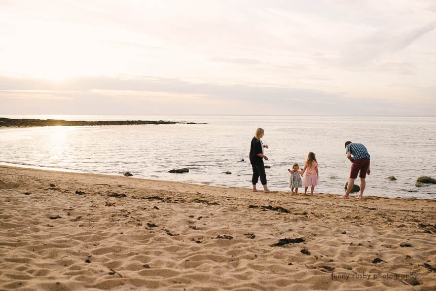 mornington peninsula family photographer sunset