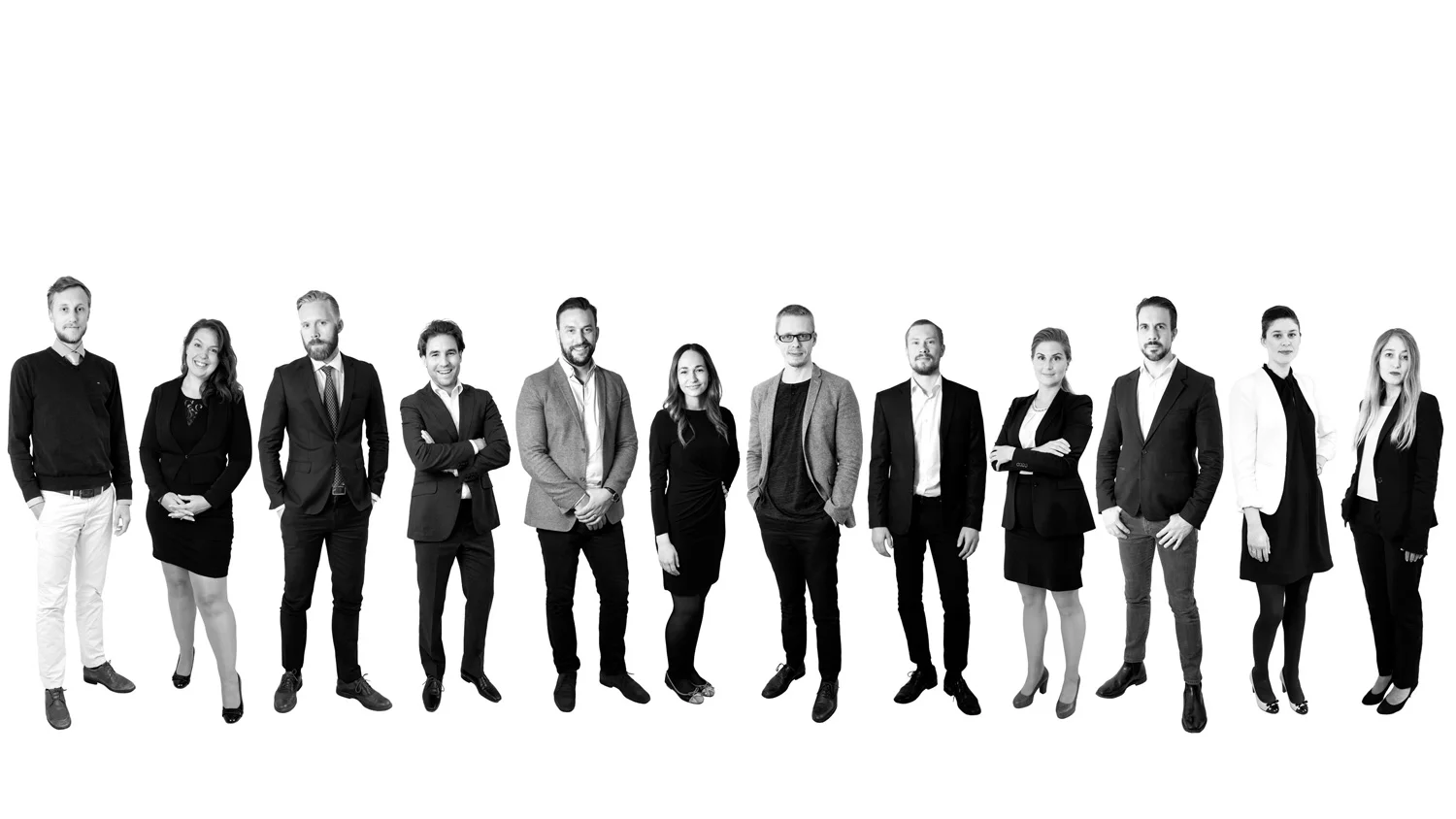 Website portraits for Stance, a law firm in Stockholm, Sweden.