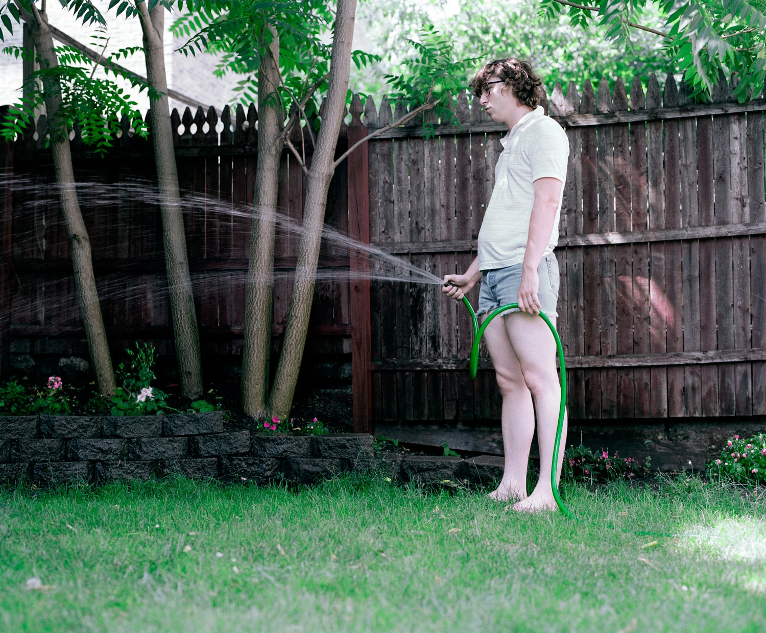 The gardener. Photo taken on film.