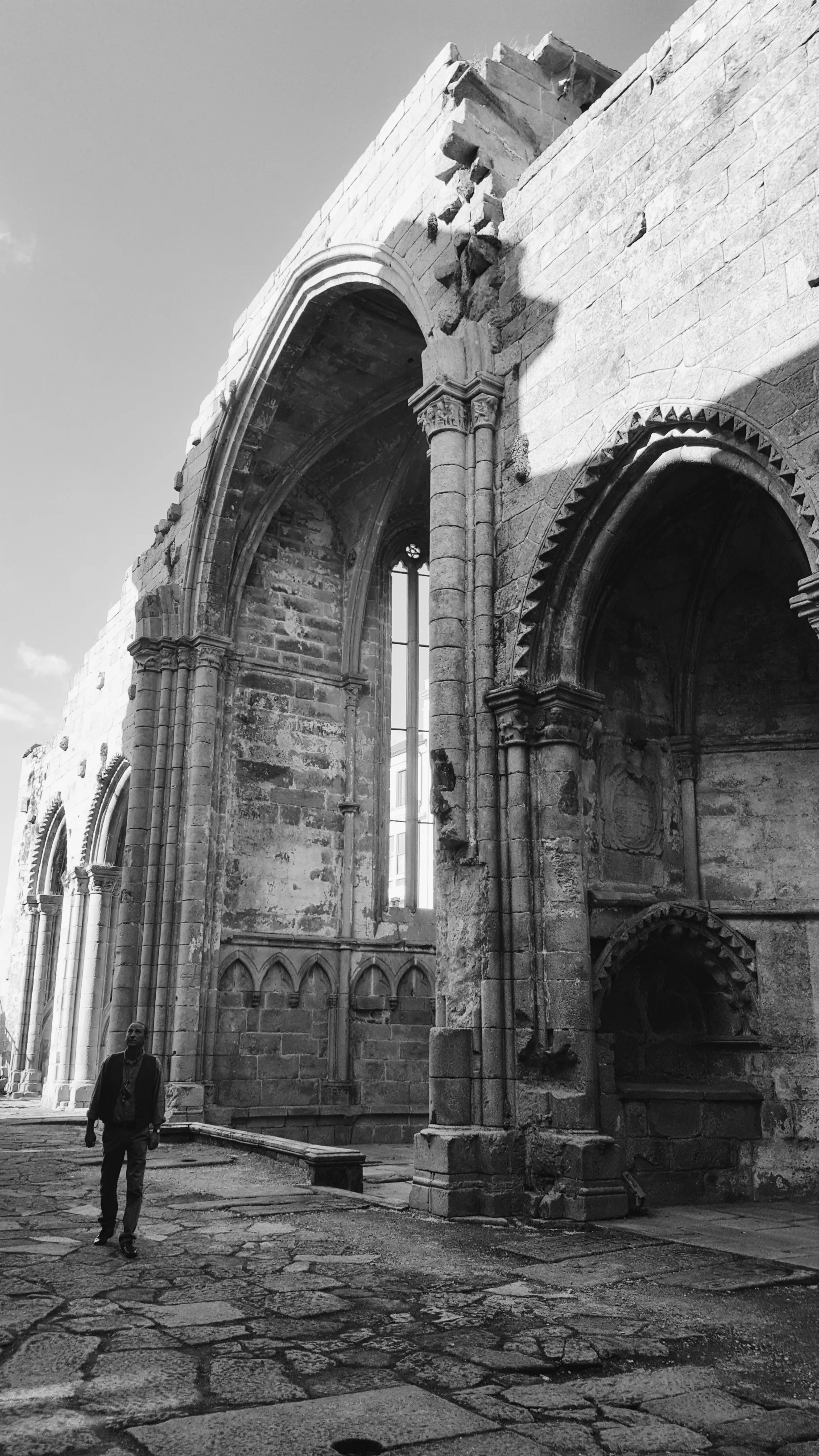 Ruins of Santo Domingo in Pontevedra