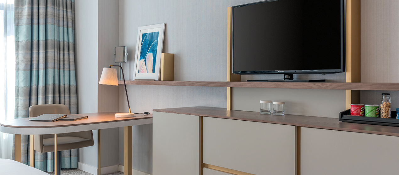 TV CREDENZA & GUEST DESK