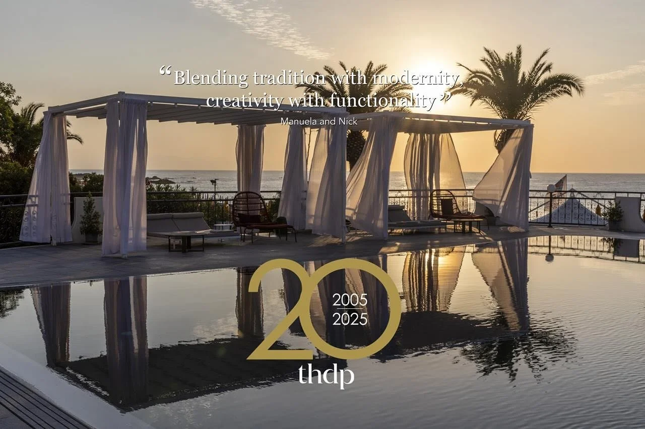 20 Years of THDP
After 20 years of pushing creative boundaries, building strong partnerships, and designing with
intention, we’re just getting started. One of the highlights along this journey is Delta Hotels
Giardini Naxos – Marriott Sic