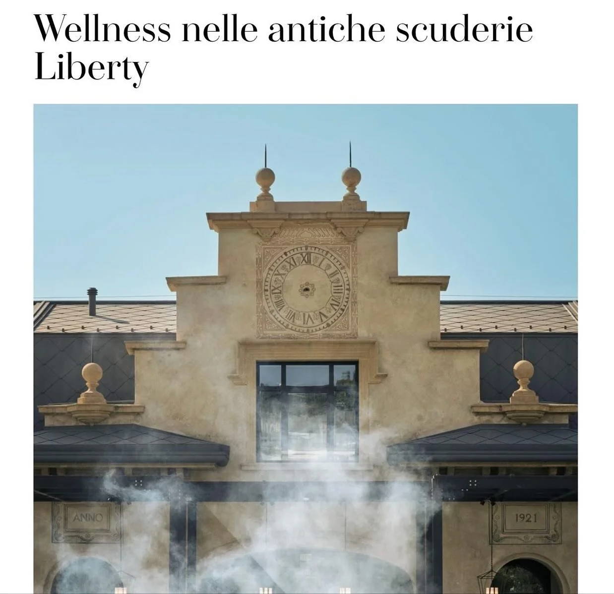 Thank you @iodonna_it for featuring our @demonteltermemilano project! #thdp #thdprojects #termedemontel