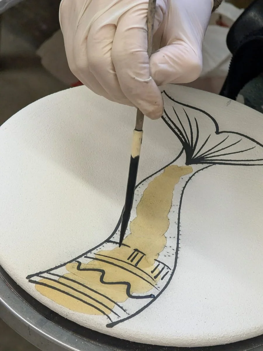 Craftsmanship meets our interiors through handmade details that give the space its soul @solimeneart #thdp #thdpdesign #art #craftmanship